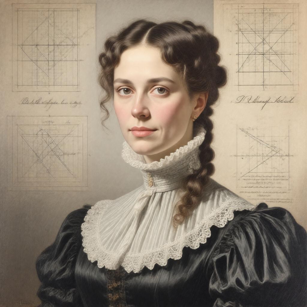 Click to view larger image AI-created image of Alicia Boole Stott