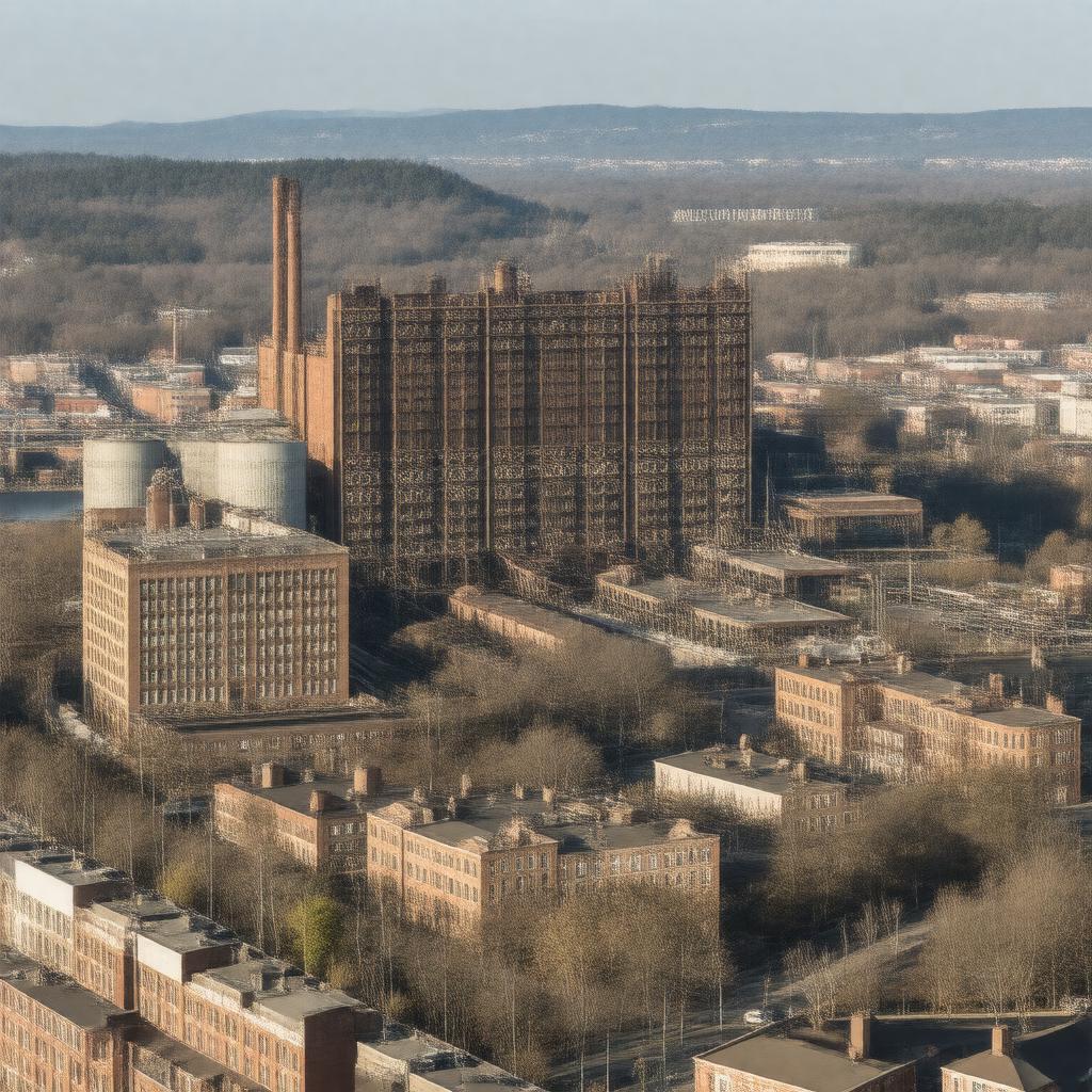 AI-created image of Aliquippa, Pennsylvania, USA