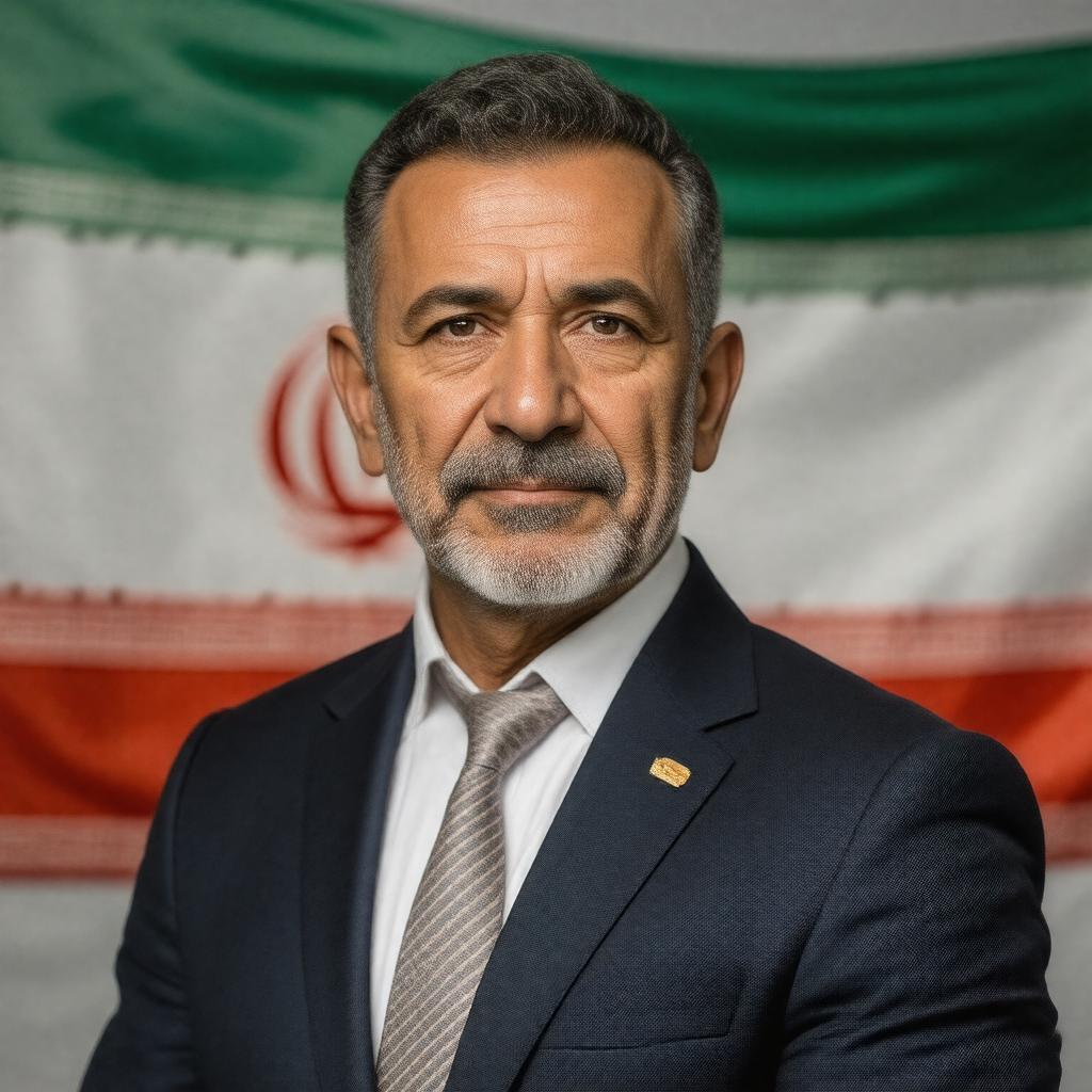 AI-created image of Alireza Dabir