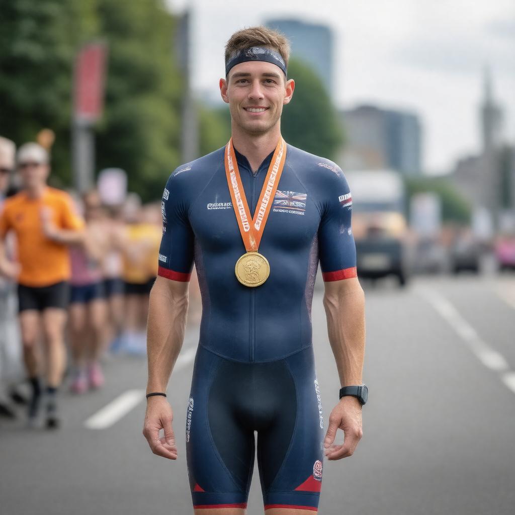 AI-created image of Alistair Brownlee