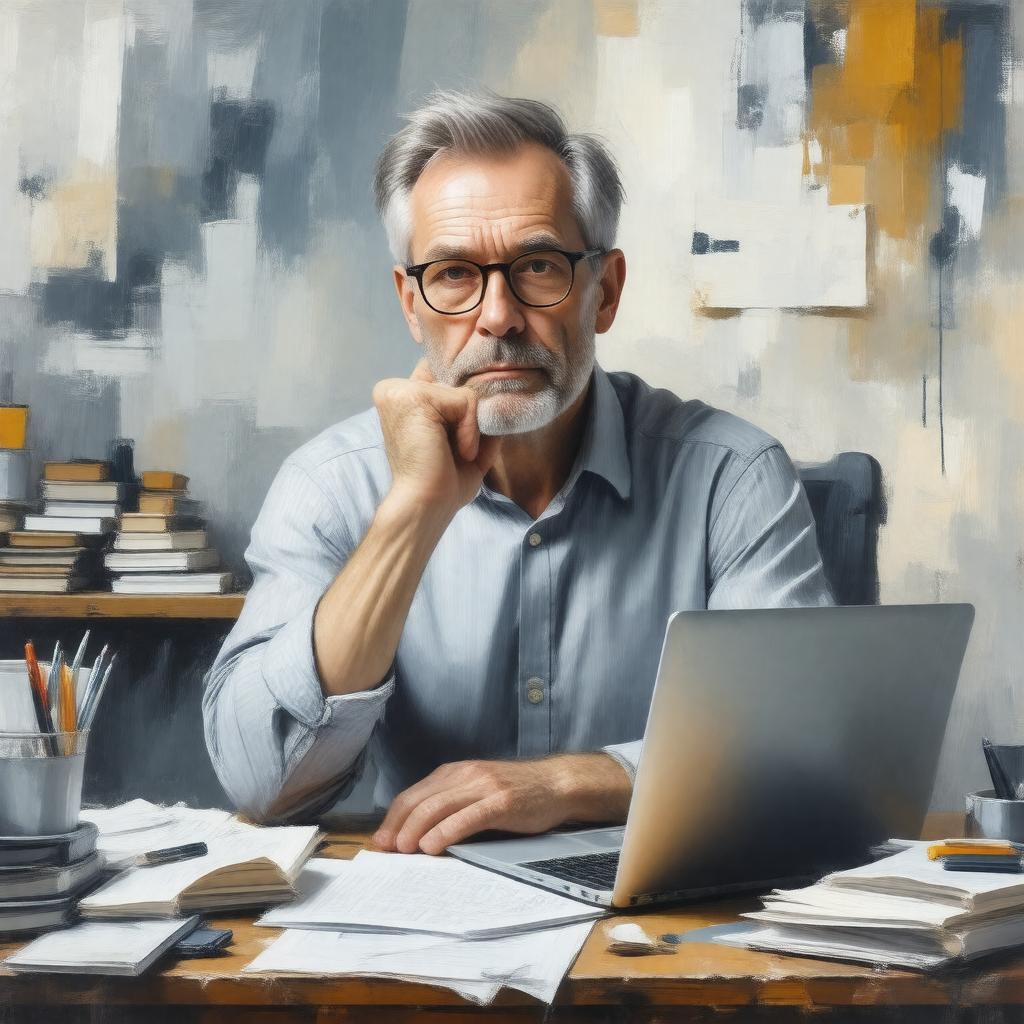 AI-created image of Alistair McDowall