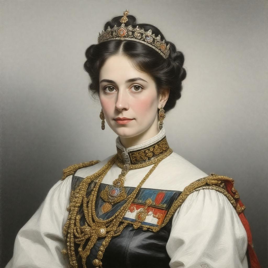 AI-created image of Alix of Hesse and by Rhine