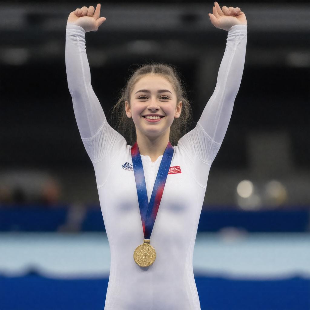 AI-created image of Aliya Mustafina