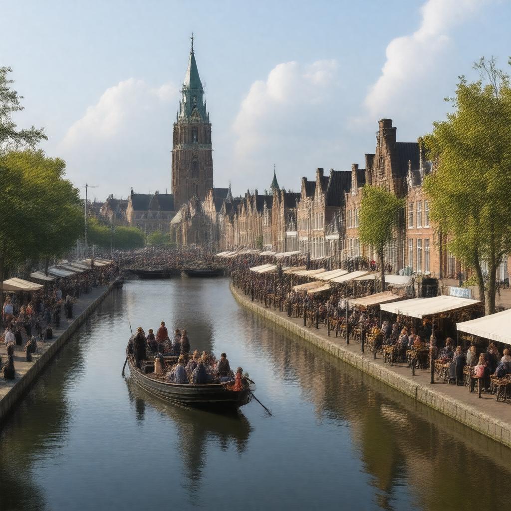 AI-created image of Alkmaar