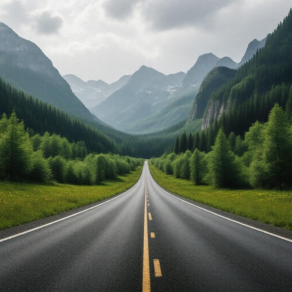 AI-created image of All-American Road