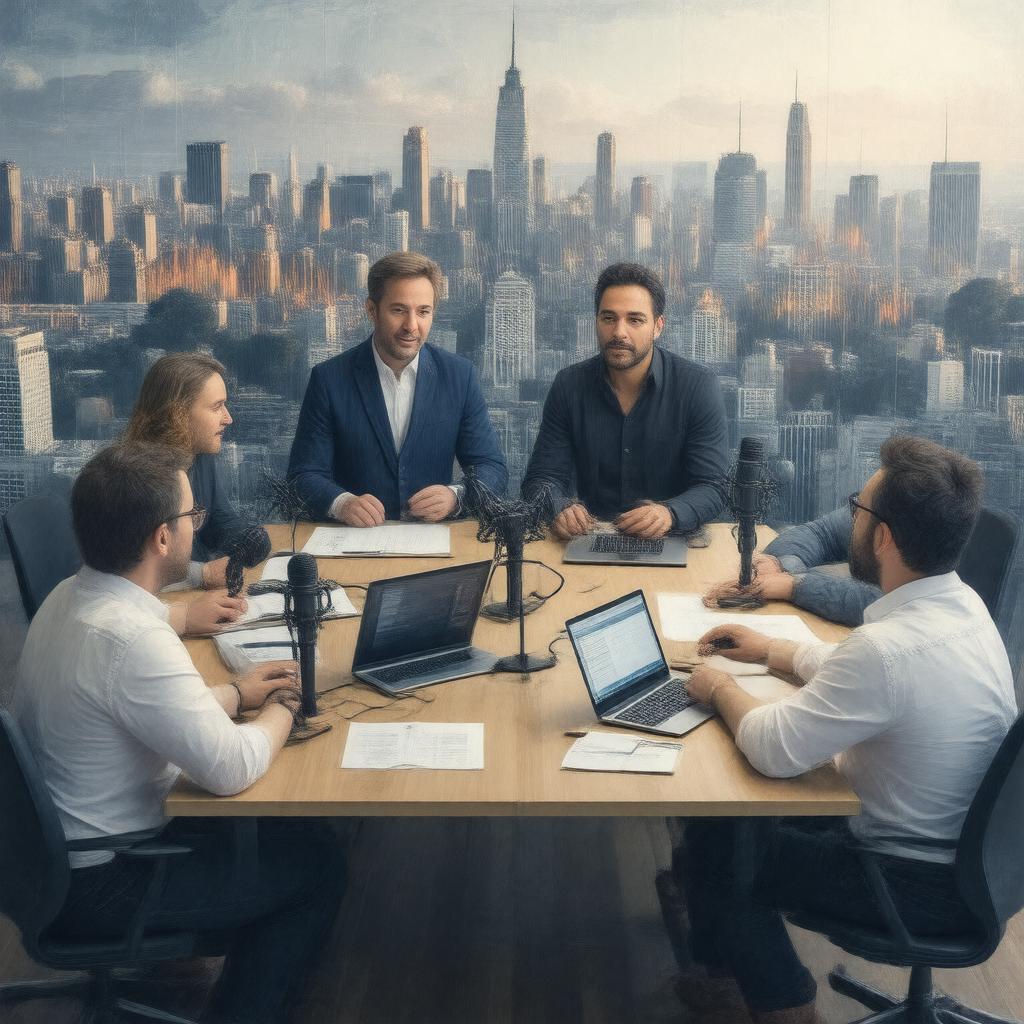 AI-created image of All-In Podcast