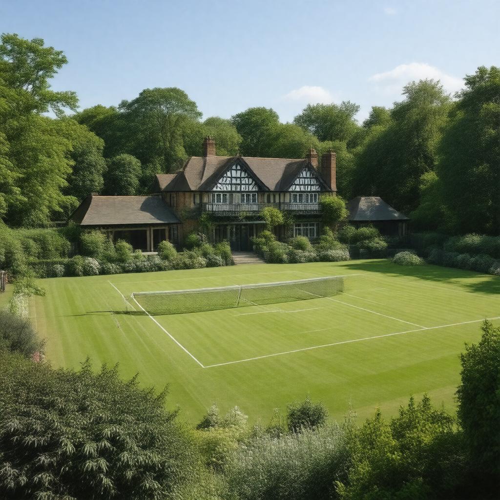 AI-created image of All England Lawn Tennis and Croquet Club
