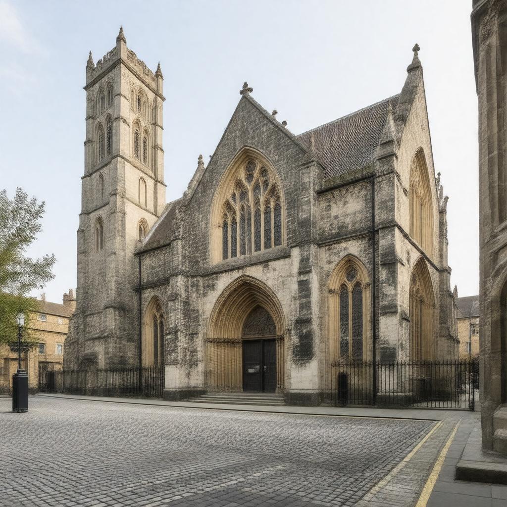 Click to view larger image AI-created image of All Hallows-by-the-Tower