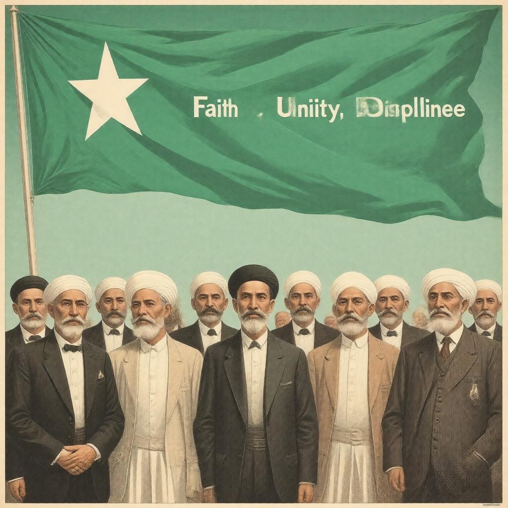 AI-created image of All India Muslim League