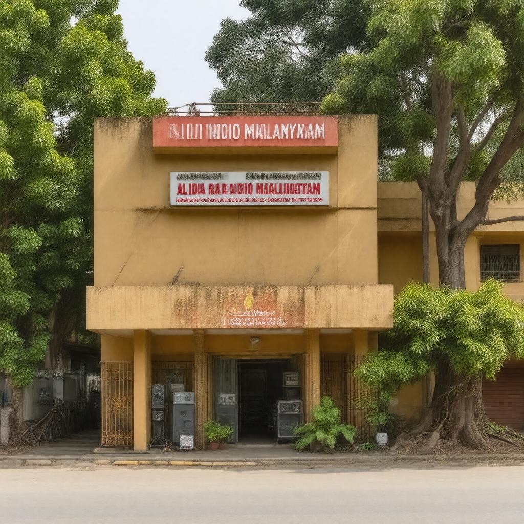 AI-created image of All India Radio Malayalam