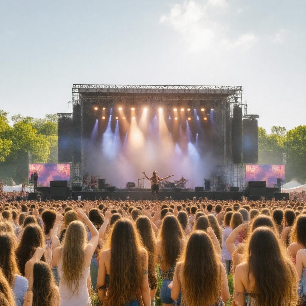 AI-created image of All Points East Festival