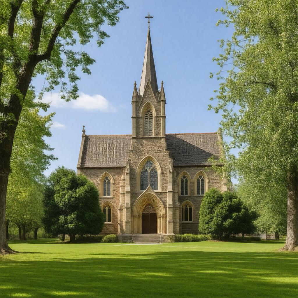 Click to view larger image AI-created image of All Saints' Church