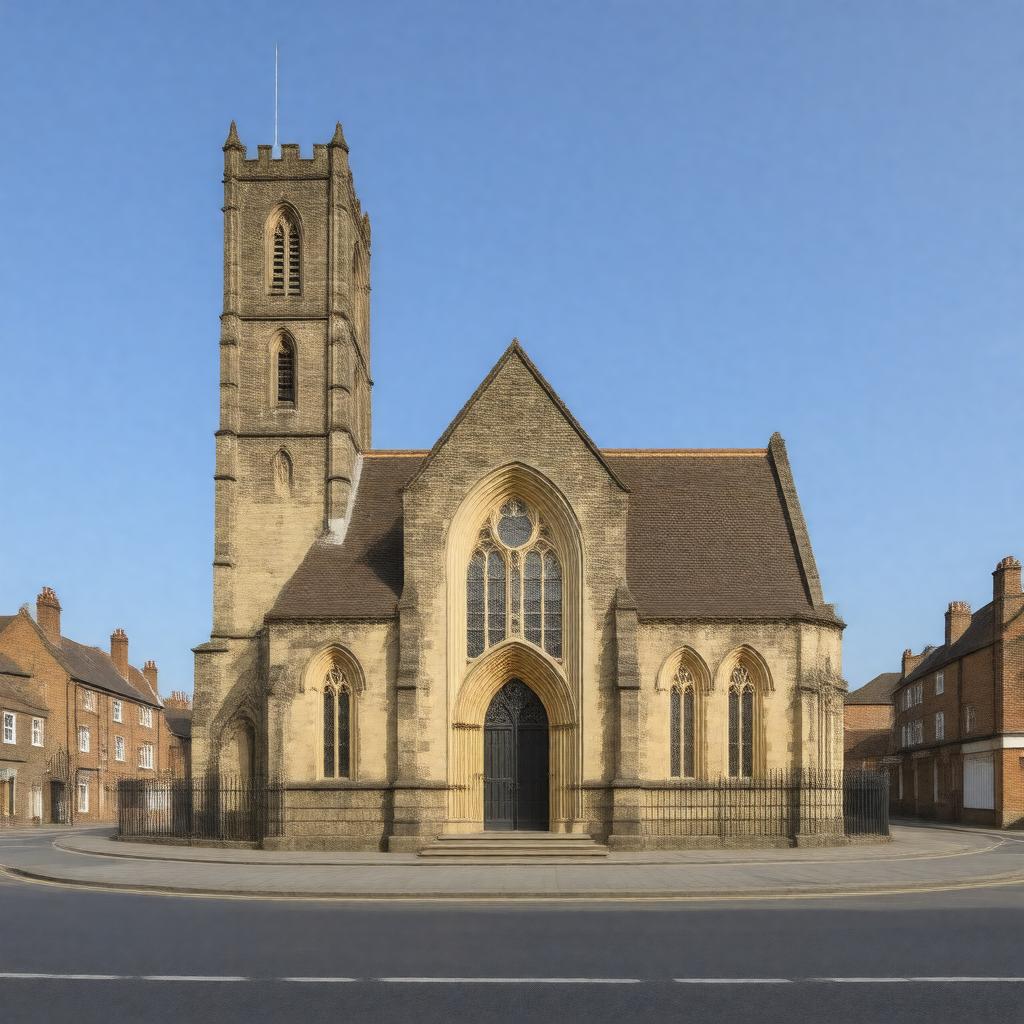 AI-created image of All Saints Church, West Ham