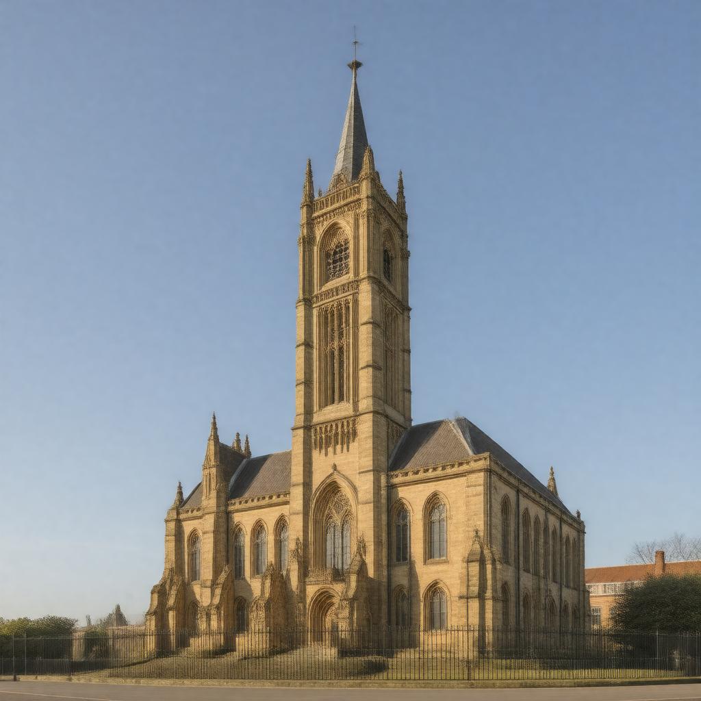 AI-created image of All Saints, Derby