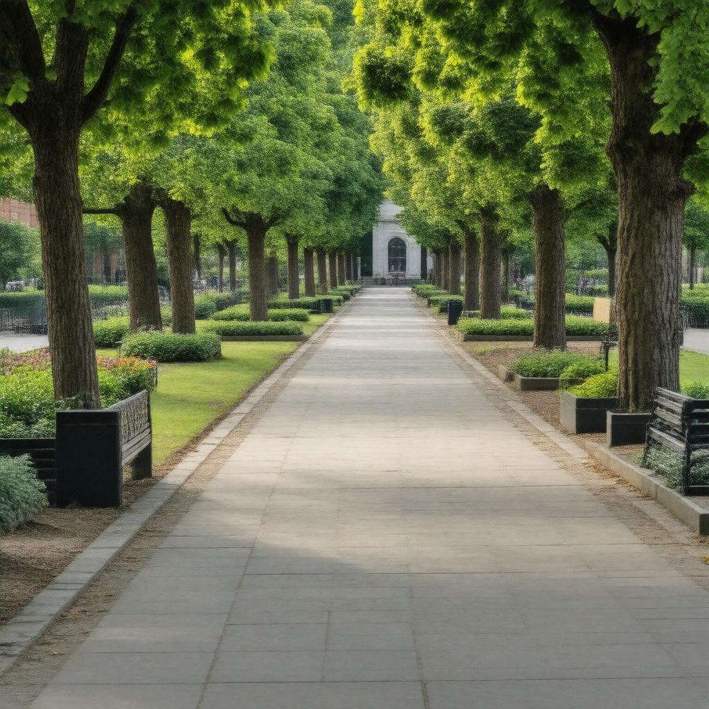 AI-created image of All Saints Park