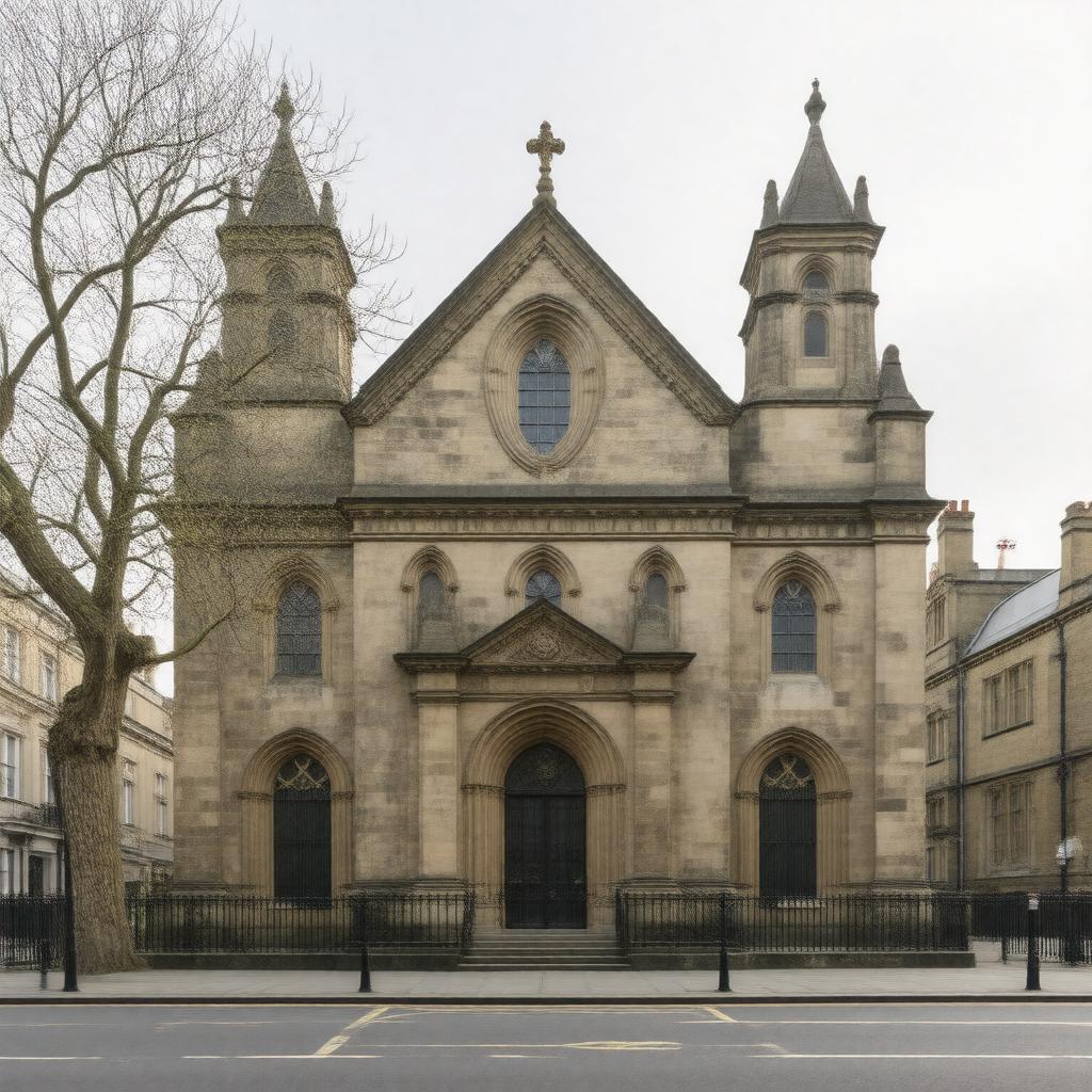 Click to view larger image AI-created image of All Souls Church