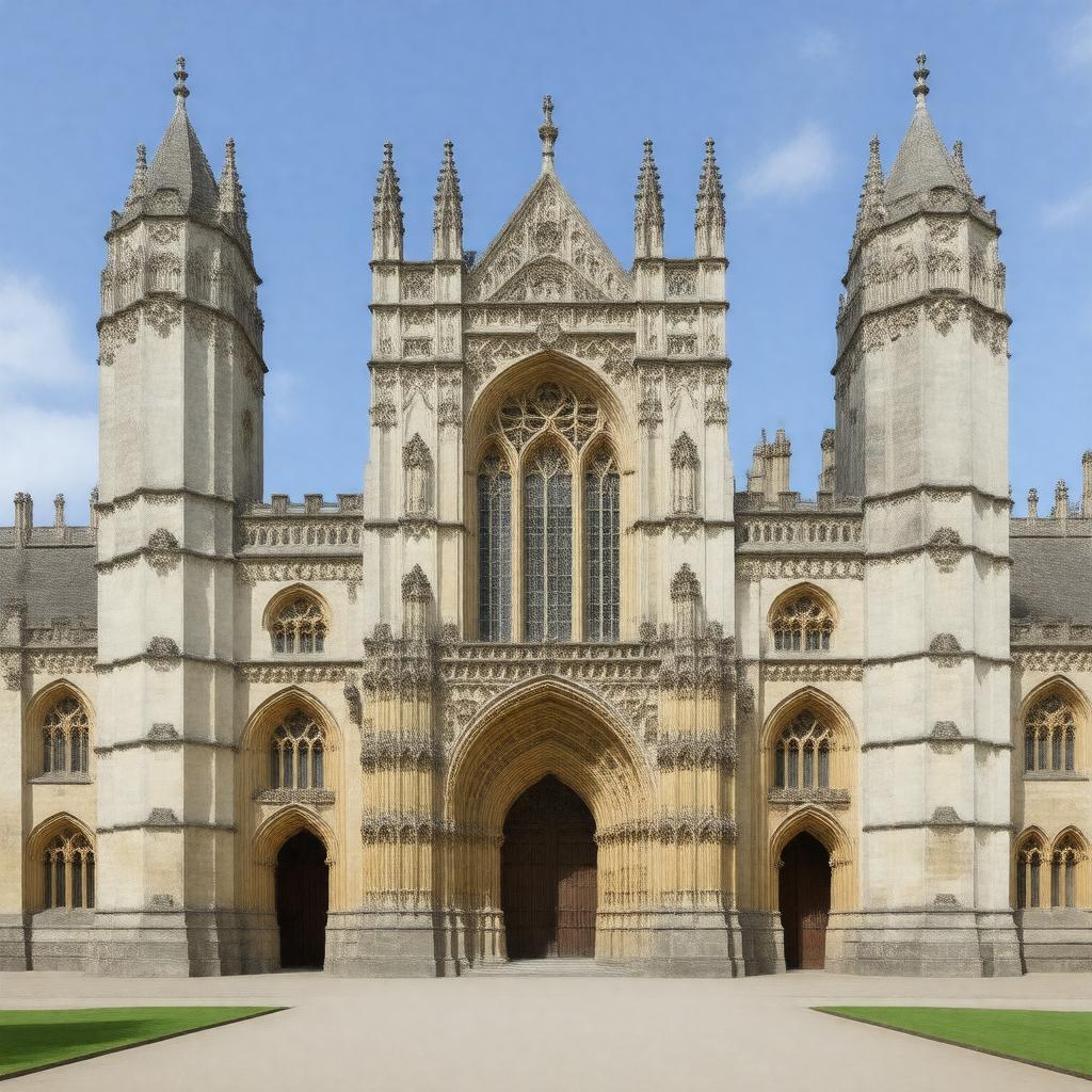 AI-created image of All Souls College