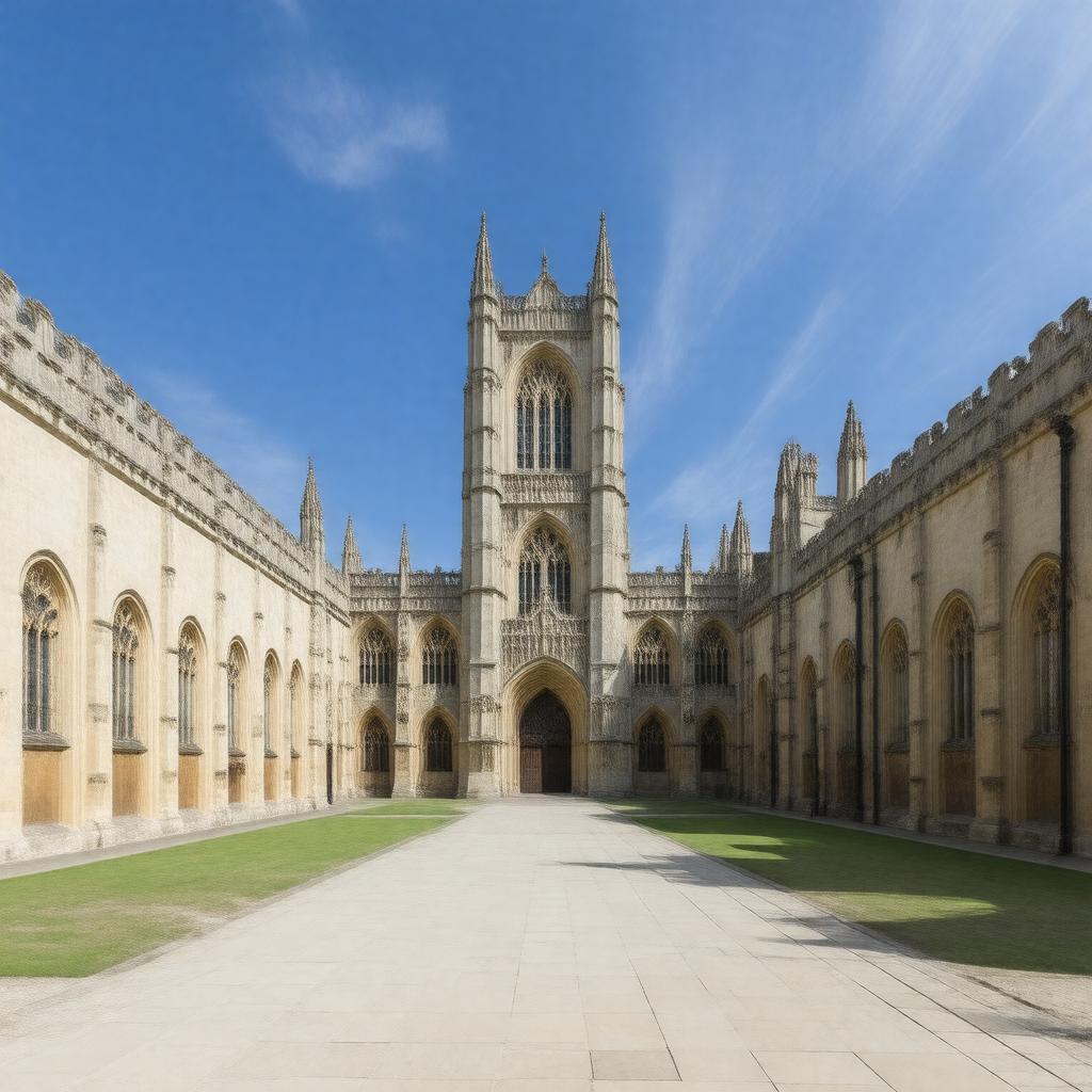 AI-created image of All Souls College, Oxford