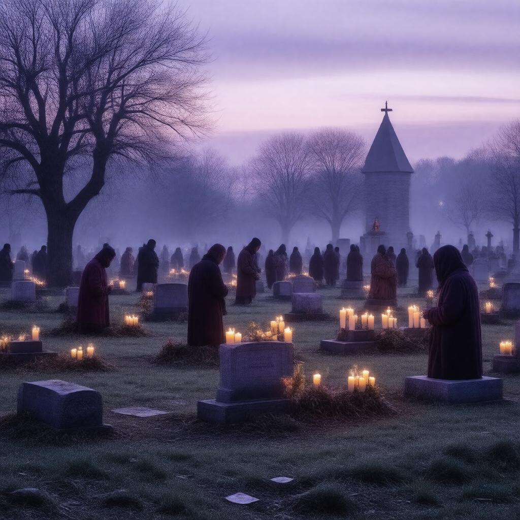 Click to view larger image AI-created image of All Souls' Day