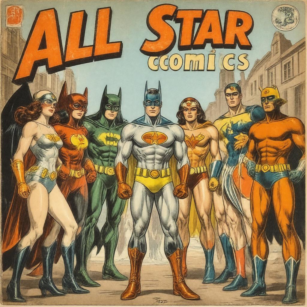 AI-created image of All Star Comics #8