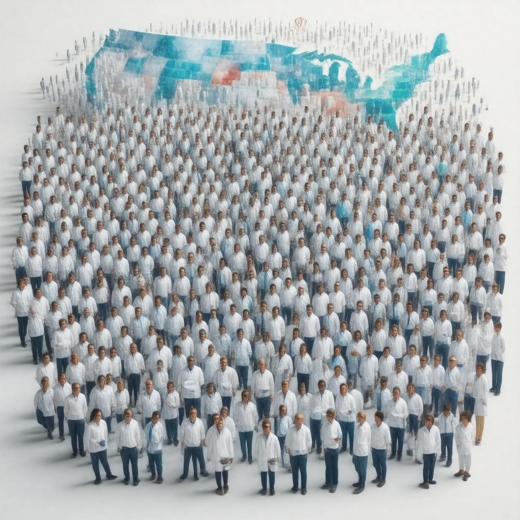 Click to view larger image AI-created image of All of Us Research Program