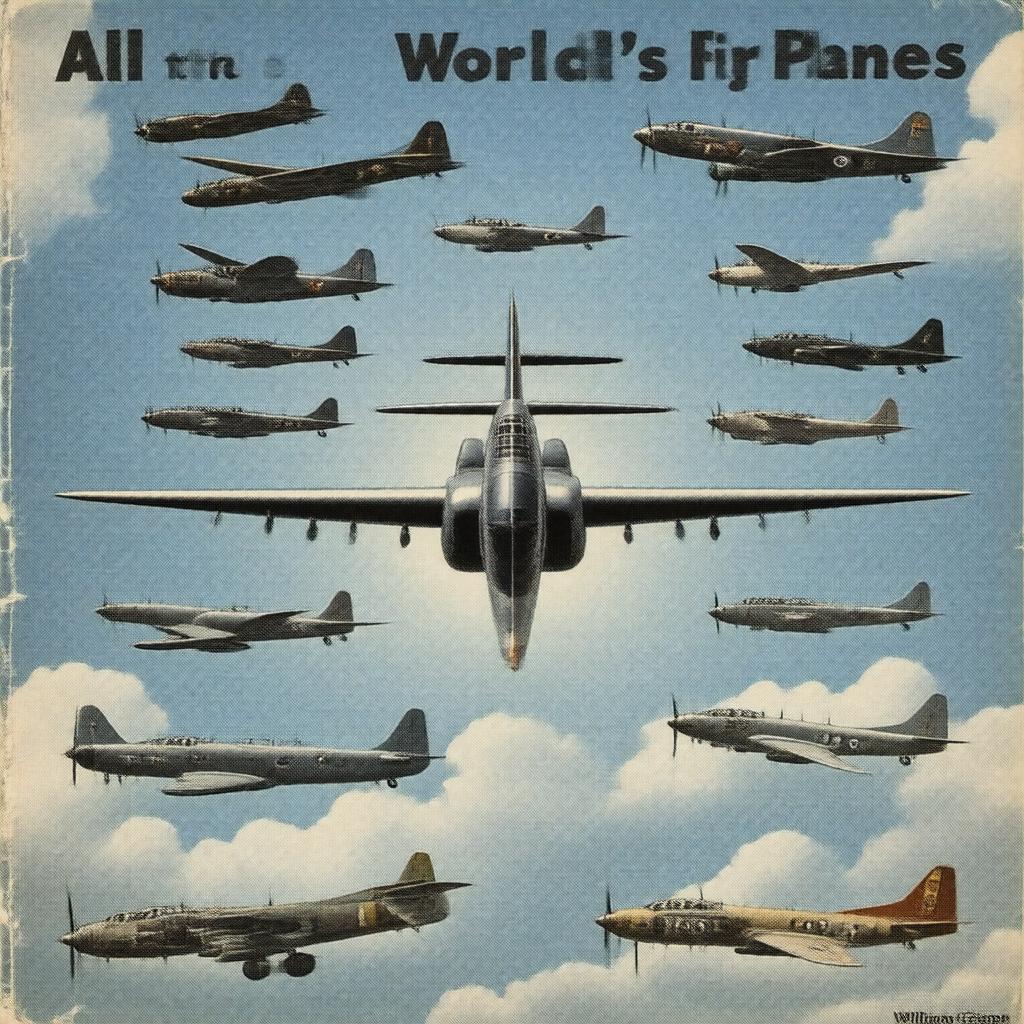 Click to view larger image AI-created image of All the World's Fighter Planes