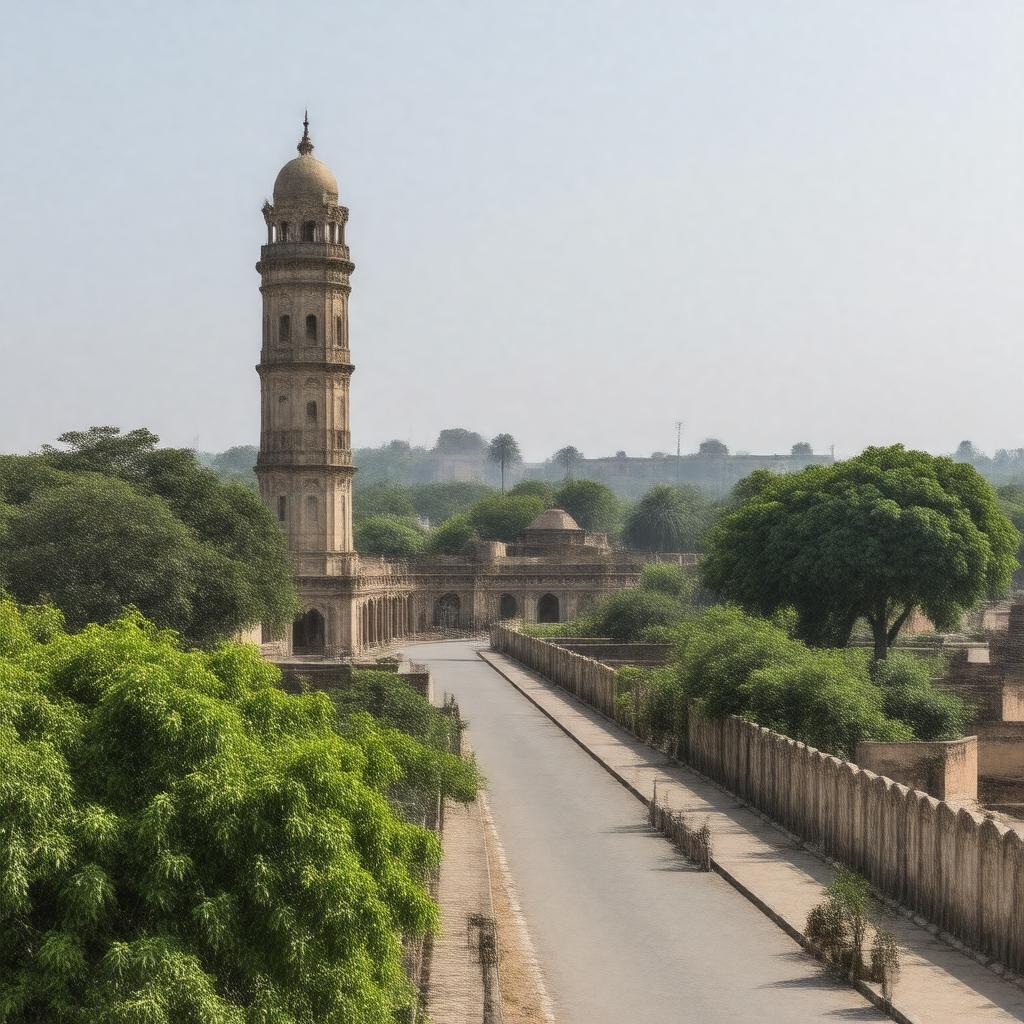 AI-created image of Allahabad Cantonment