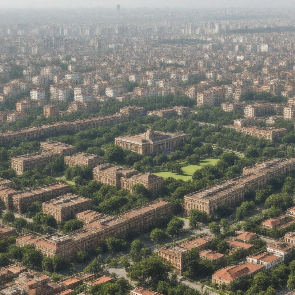 AI-created image of Allahabad University