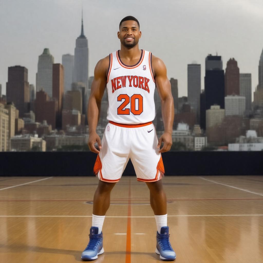 AI-created image of Allan Houston