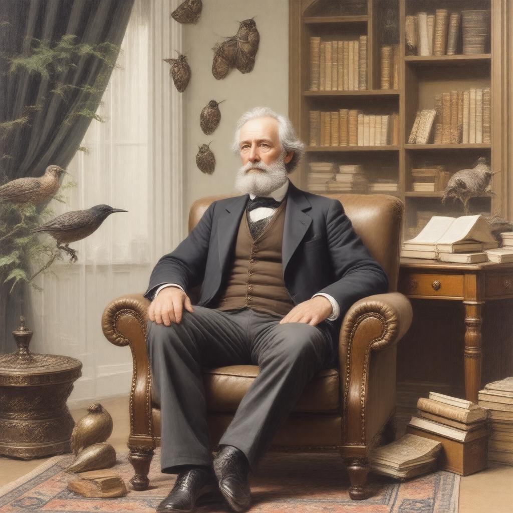 AI-created image of Allan Octavian Hume