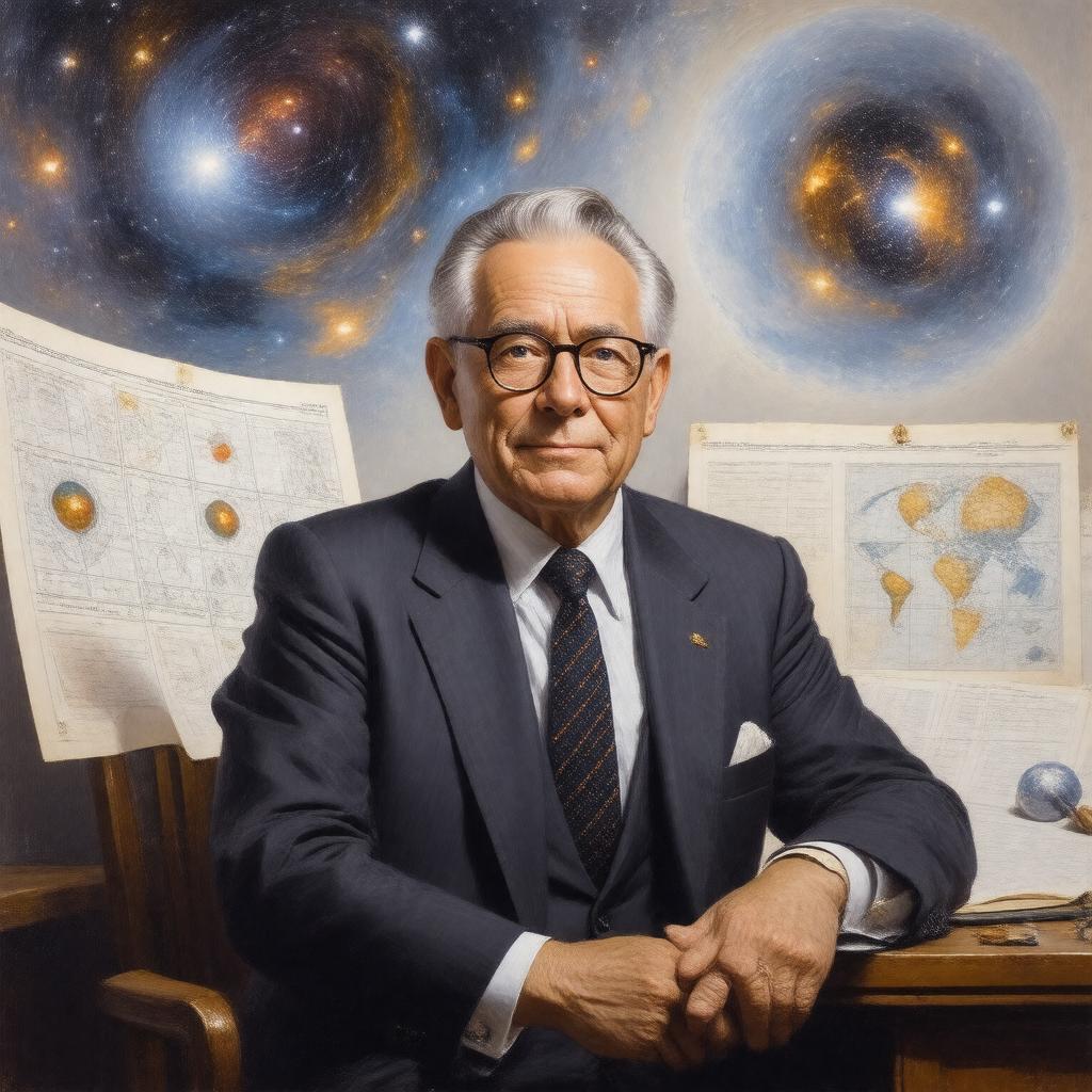 AI-created image of Allan Sandage