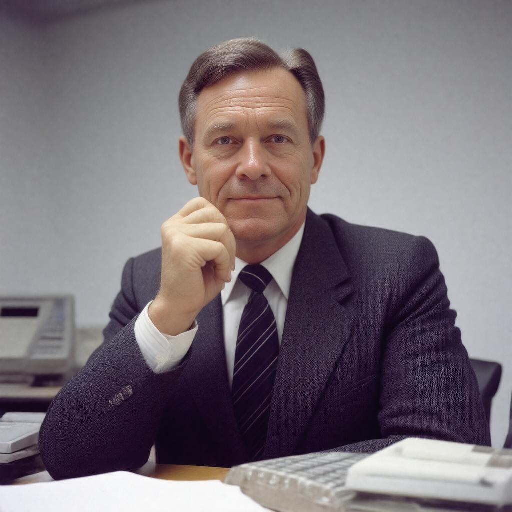 AI-created image of Allen Newell