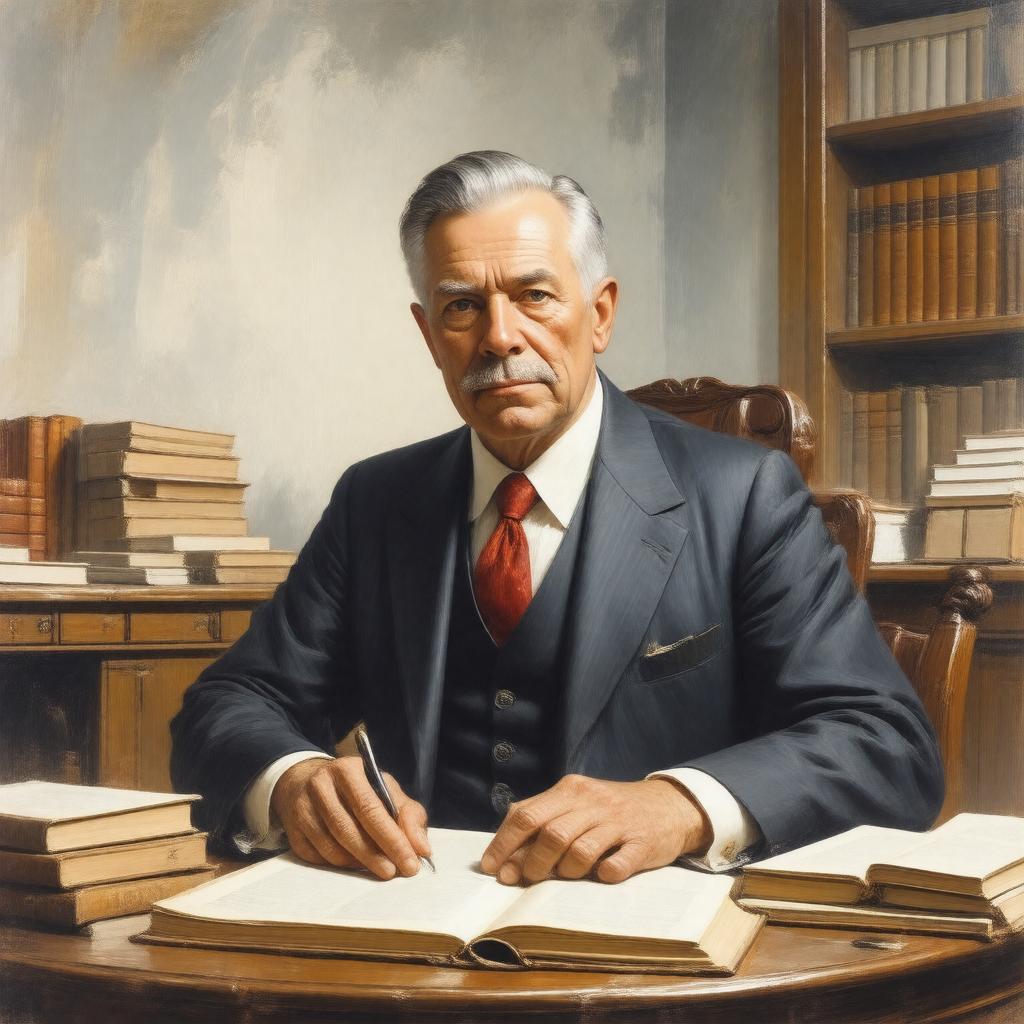 AI-created image of Allen Tate