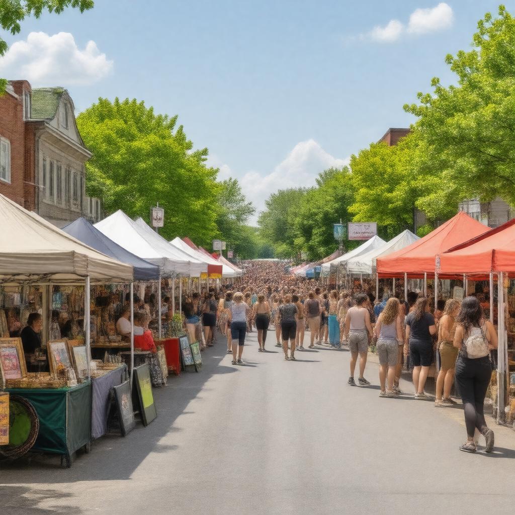 AI-created image of Allentown Art Festival