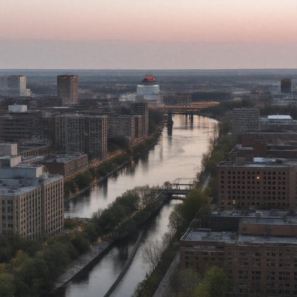 AI-created image of Allentown, Pennsylvania