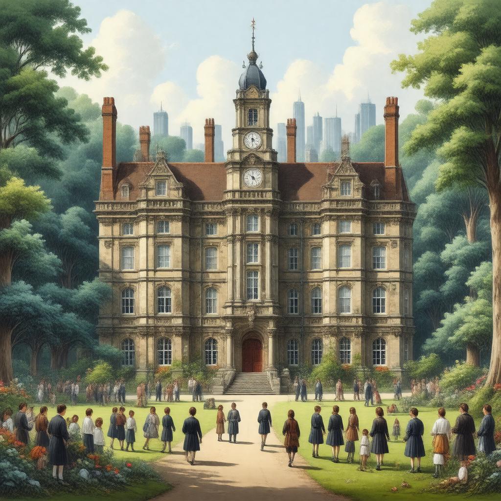 AI-created image of Alleyn's School