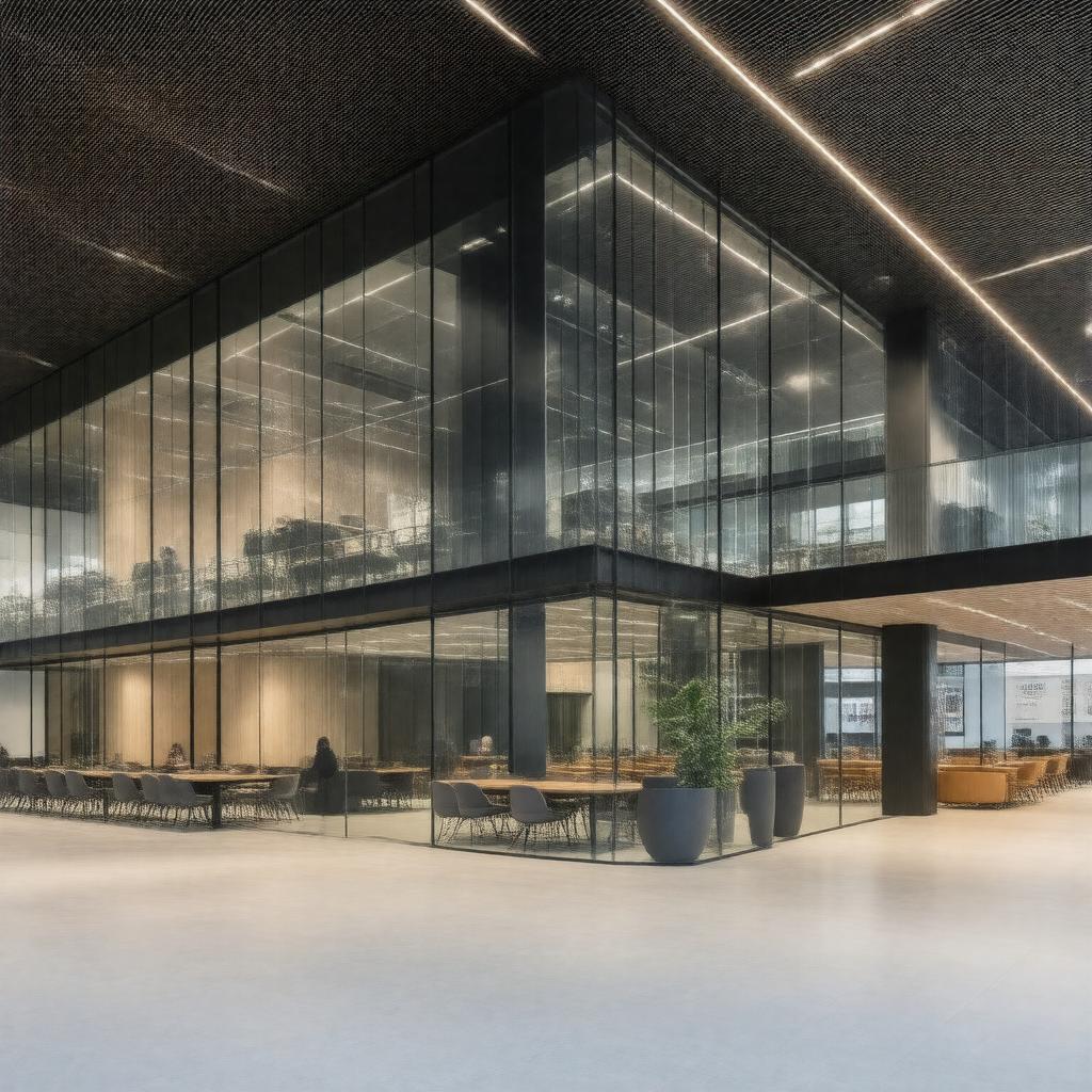 AI-created image of Alliance Manchester Business School Building