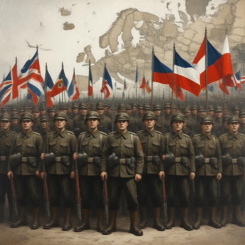 AI-created image of Allied forces