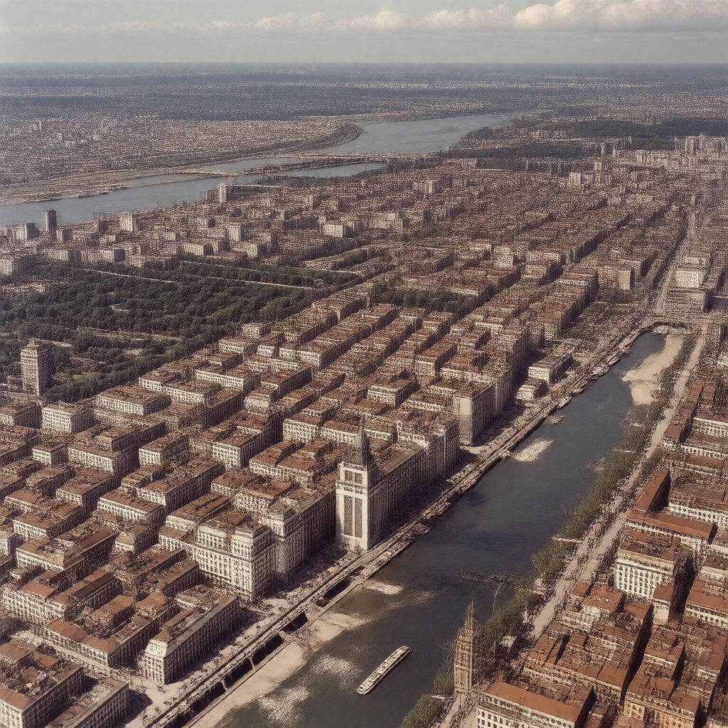 AI-created image of Allied occupation of Germany