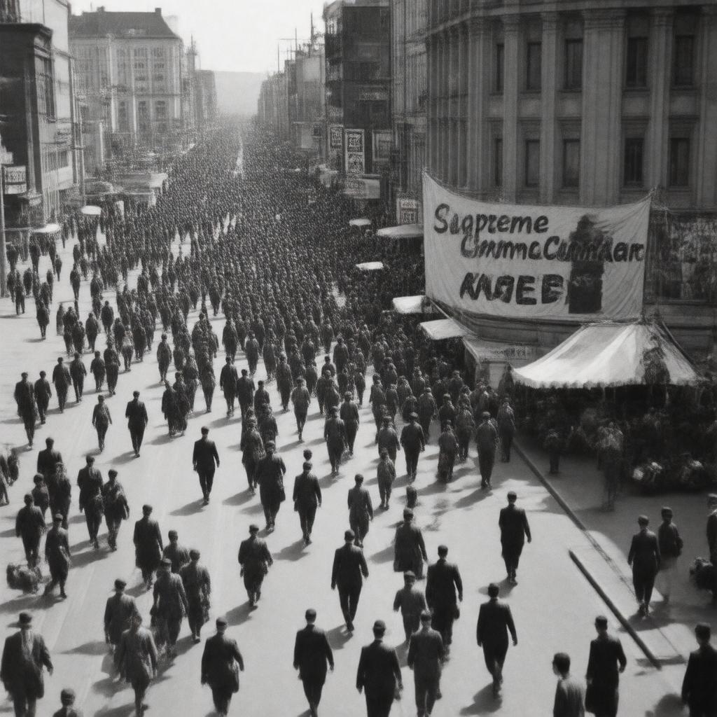 AI-created image of Allied occupation of Japan