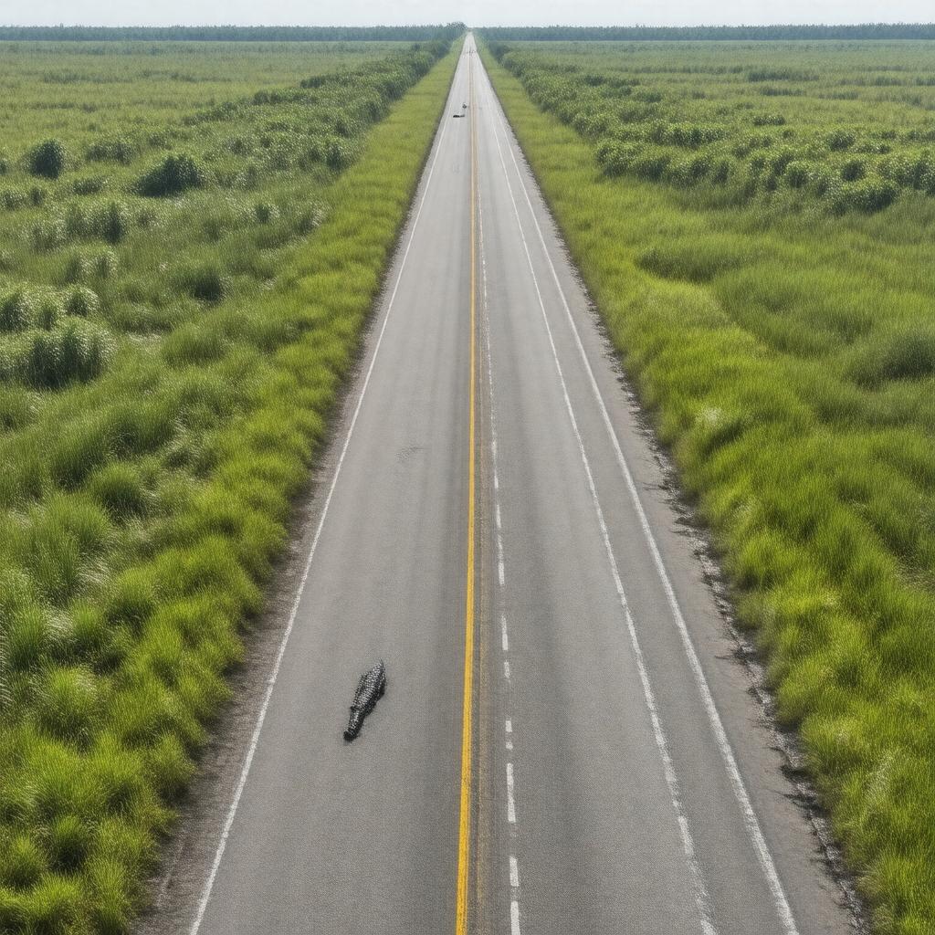 AI-created image of Alligator Alley