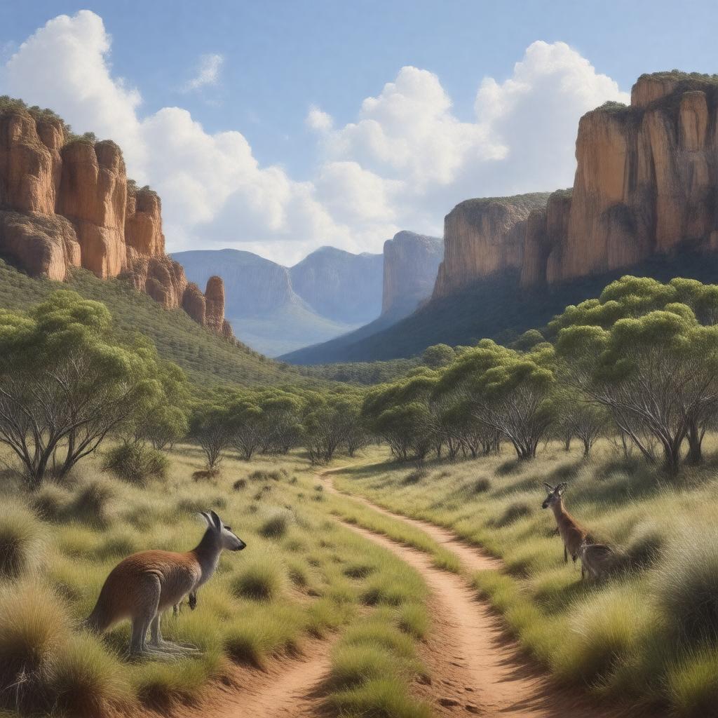 Click to view larger image AI-created image of Alligator Gorge