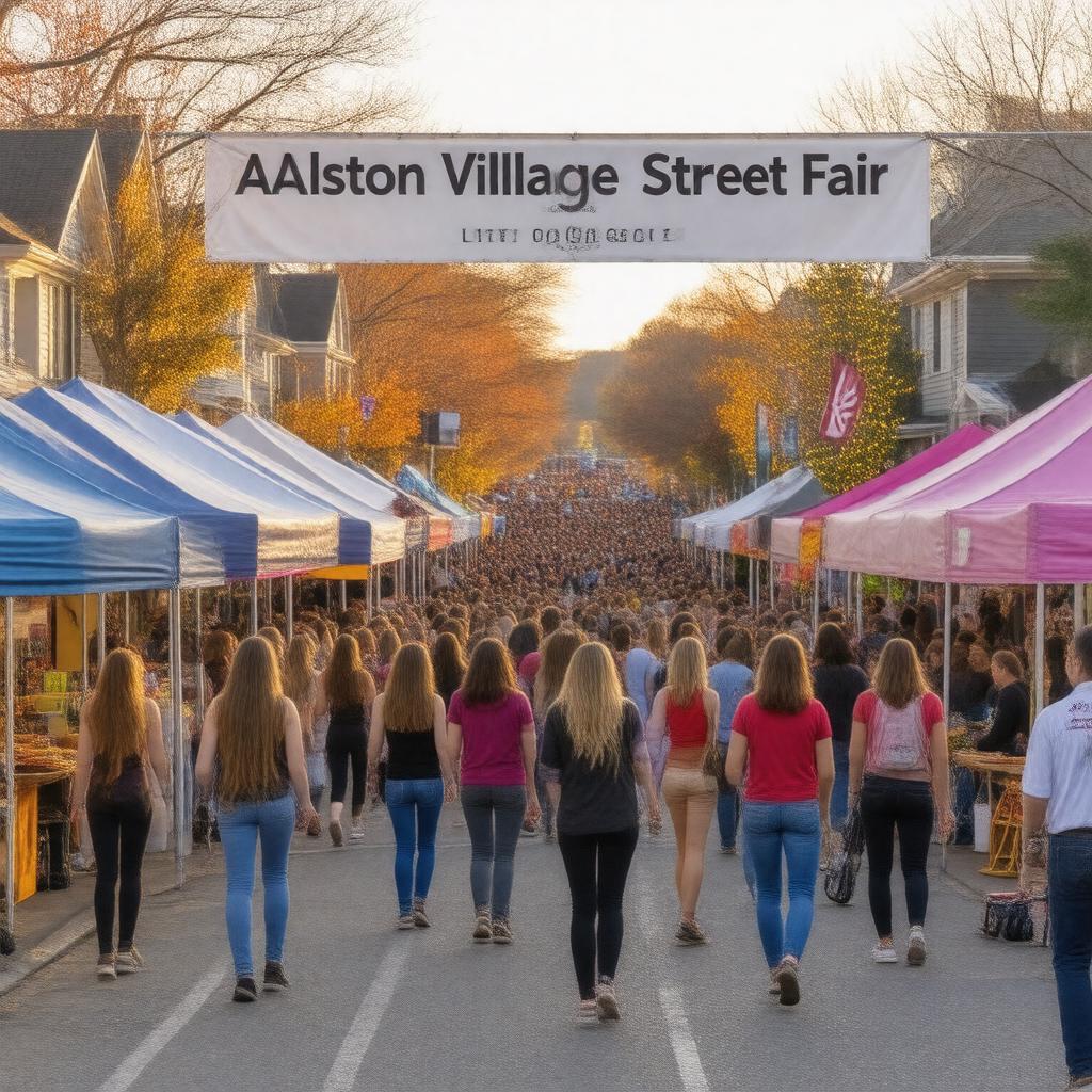 Click to view larger image AI-created image of Allston Village Street Fair