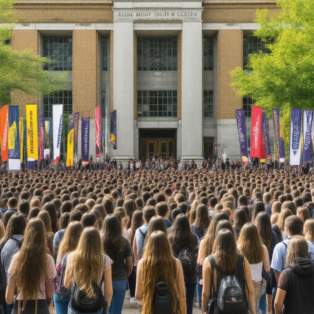 AI-created image of Alma Mater Society