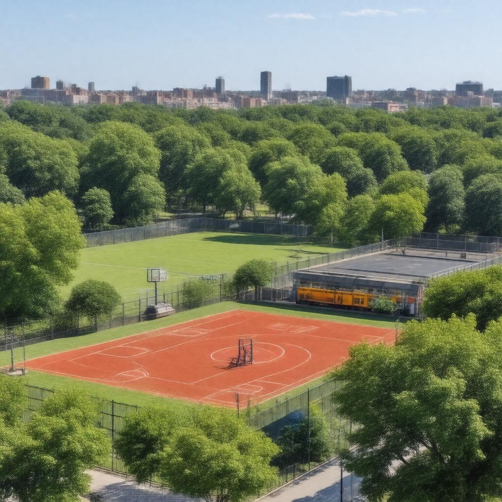 AI-created image of Almont Park