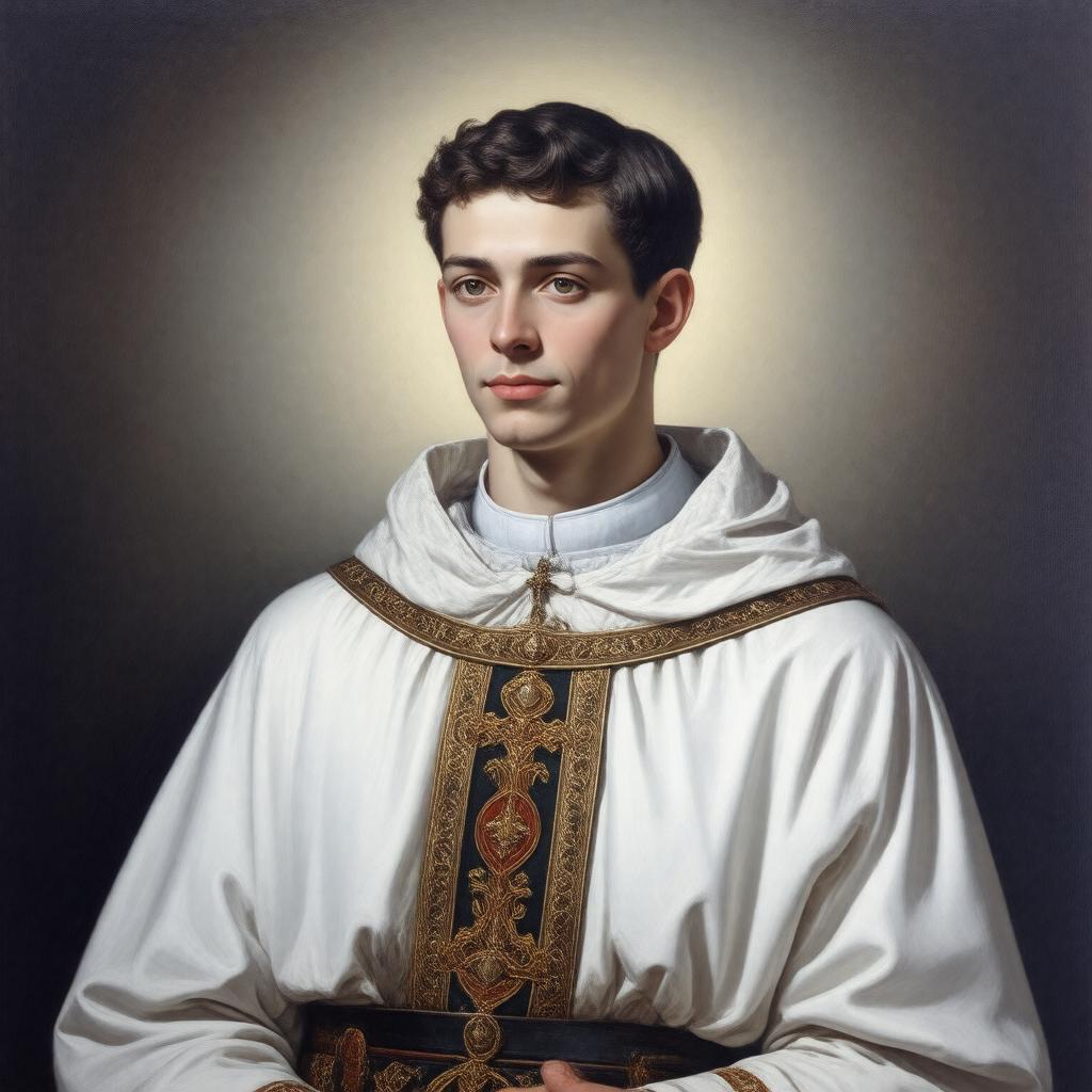 AI-created image of Aloysius Gonzaga