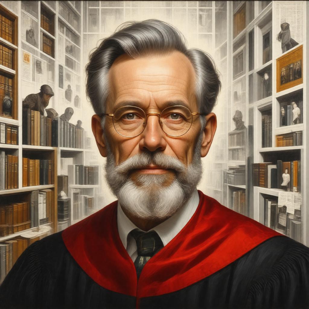Click to view larger image AI-created image of Alphonse Fletcher University Professor