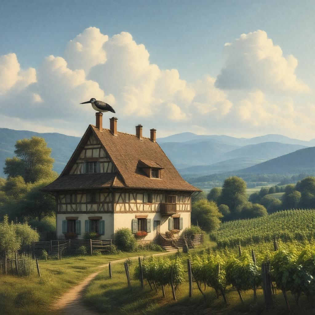 AI-created image of Alsace