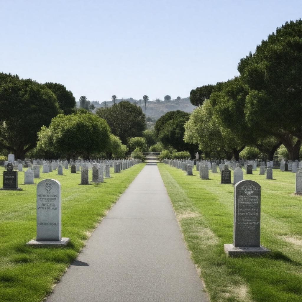 AI-created image of Alta Mesa Memorial Park