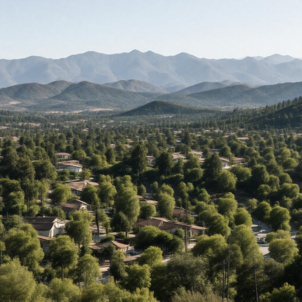 AI-created image of Altadena, California, USA